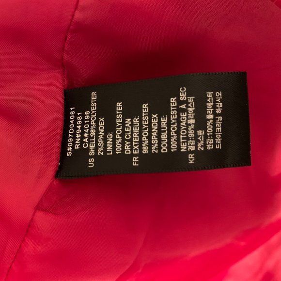 Bright Red Pea Coat Forever 21 - Picture 7 of 10